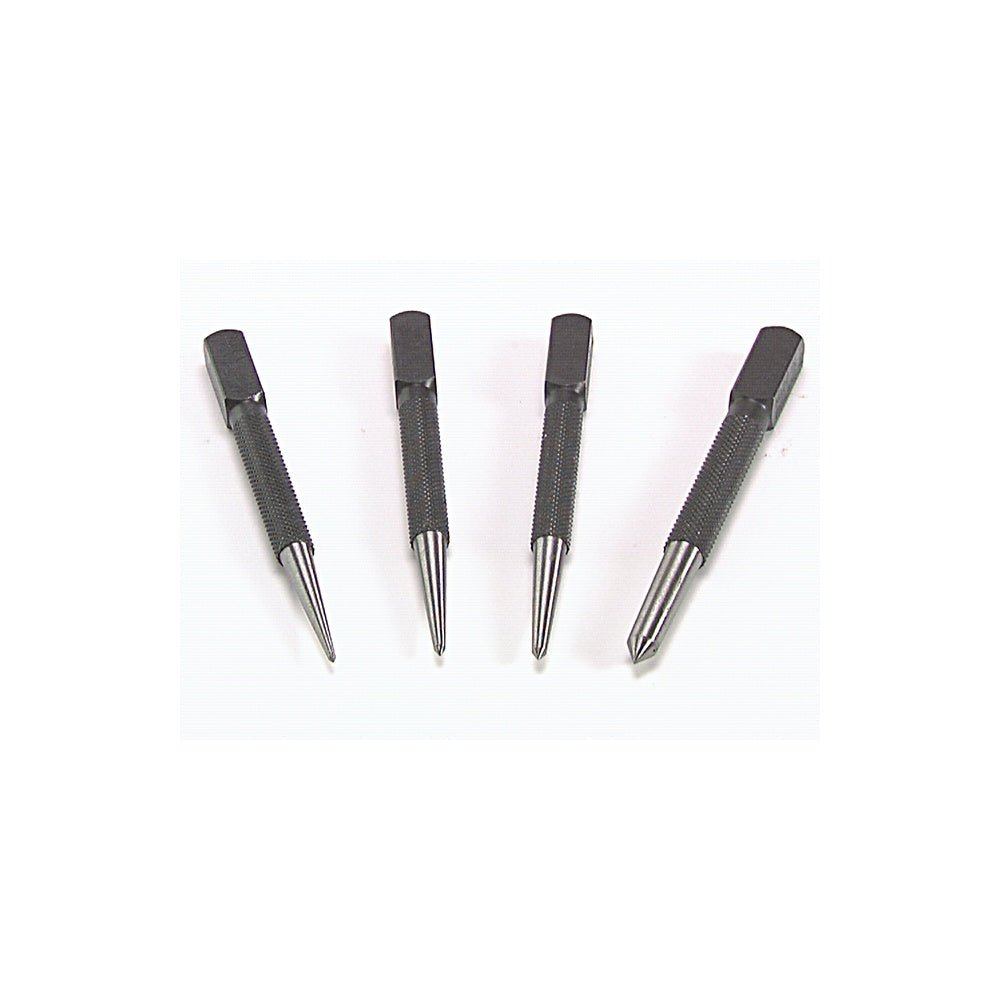 Priory 44-SC4 Centre Punch Set of 4 (1/16, 3/32, 1/8, 3/16in)