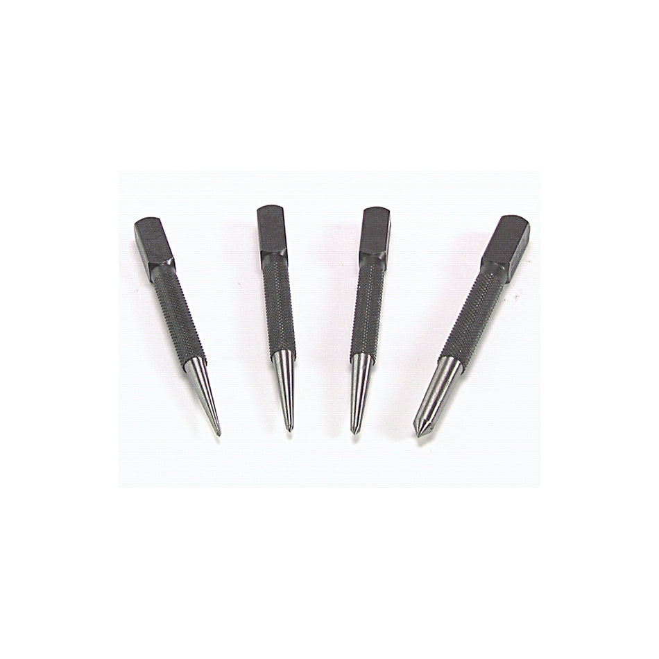 Priory 44-SC4 Centre Punch Set of 4 (1/16, 3/32, 1/8, 3/16in)