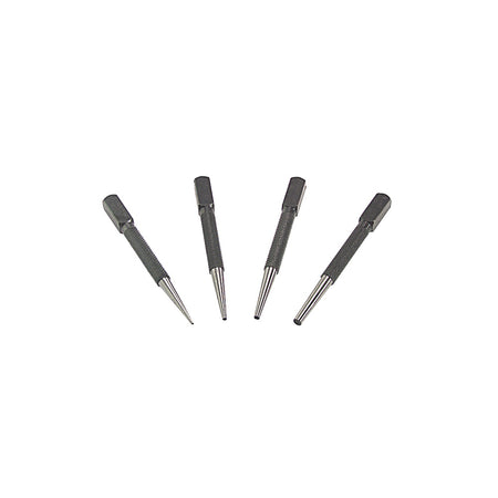 Priory 66SN4 Set of 4 Nail Punches in Wallet