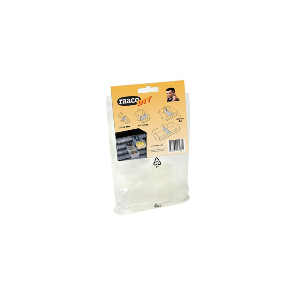 Raaco Mixed Bag Of Cabinet Drawer Dividers