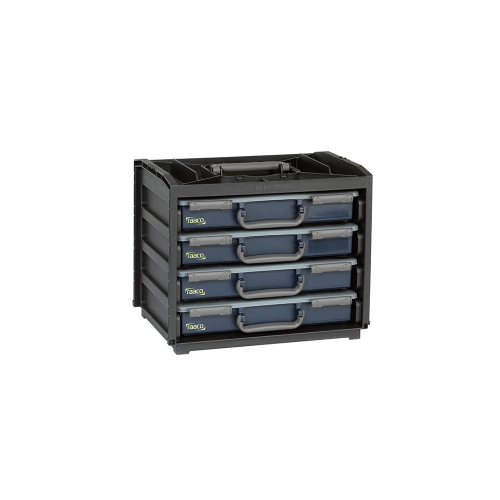 Raaco Portable Handy Box + 4 A4 Assorters
