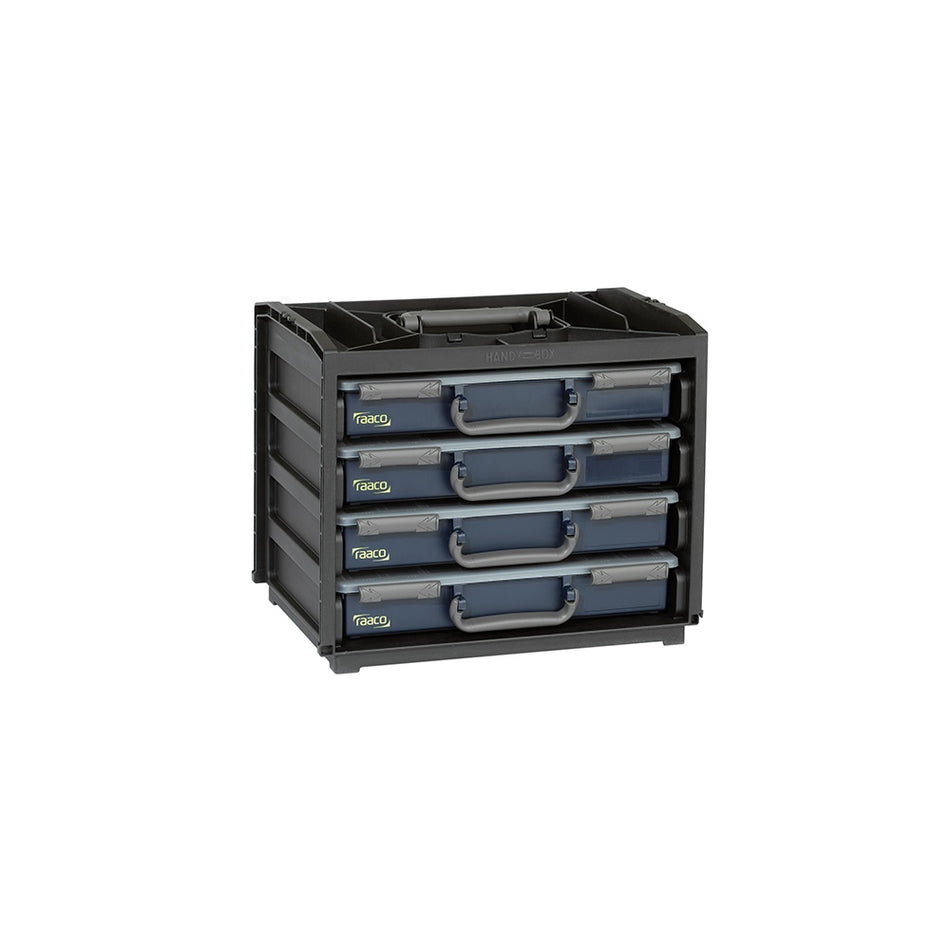 Raaco Portable Handy Box + 4 A4 Assorters
