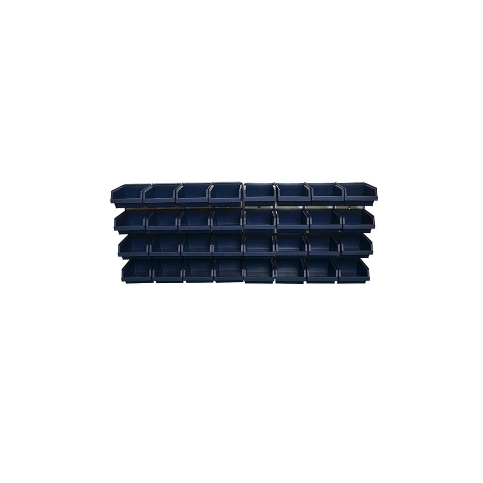 Raaco Bin Wall Panel with 32 Bins
