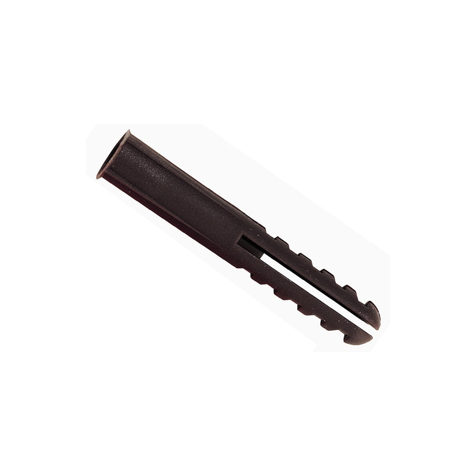 Rawlplug Brown Plastic Plugs Screw Size No.10-14 10 x Box of 100
