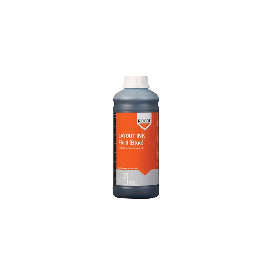 ROCOL Layout Ink Fluid-Blue 1 Litre