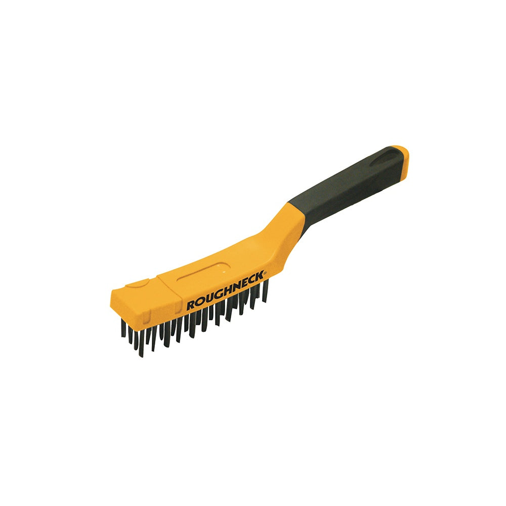 Roughneck Carbon Steel Wire Brush Soft Grip 300mm (12in)