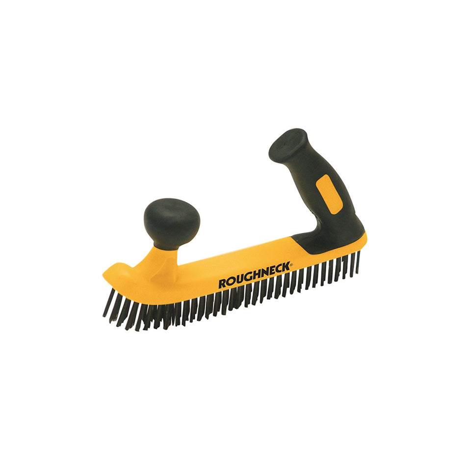 Roughneck Two Handed Wire Brush Soft Grip