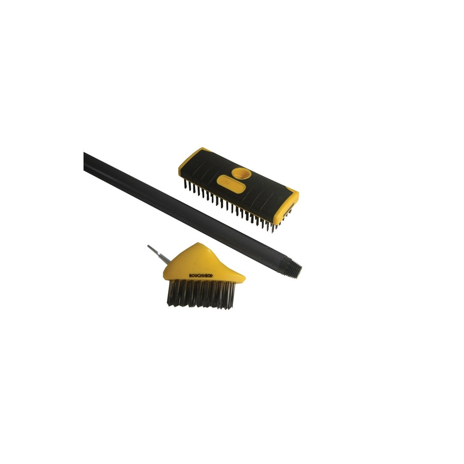 Roughneck Patio & Decking Brush Set 2 Piece