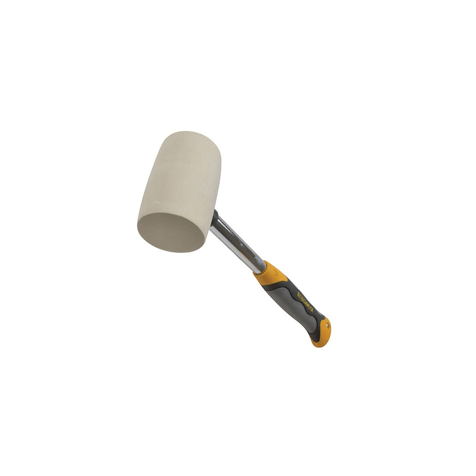 Roughneck Non Marking White Rubber Mallet 454g (16oz)