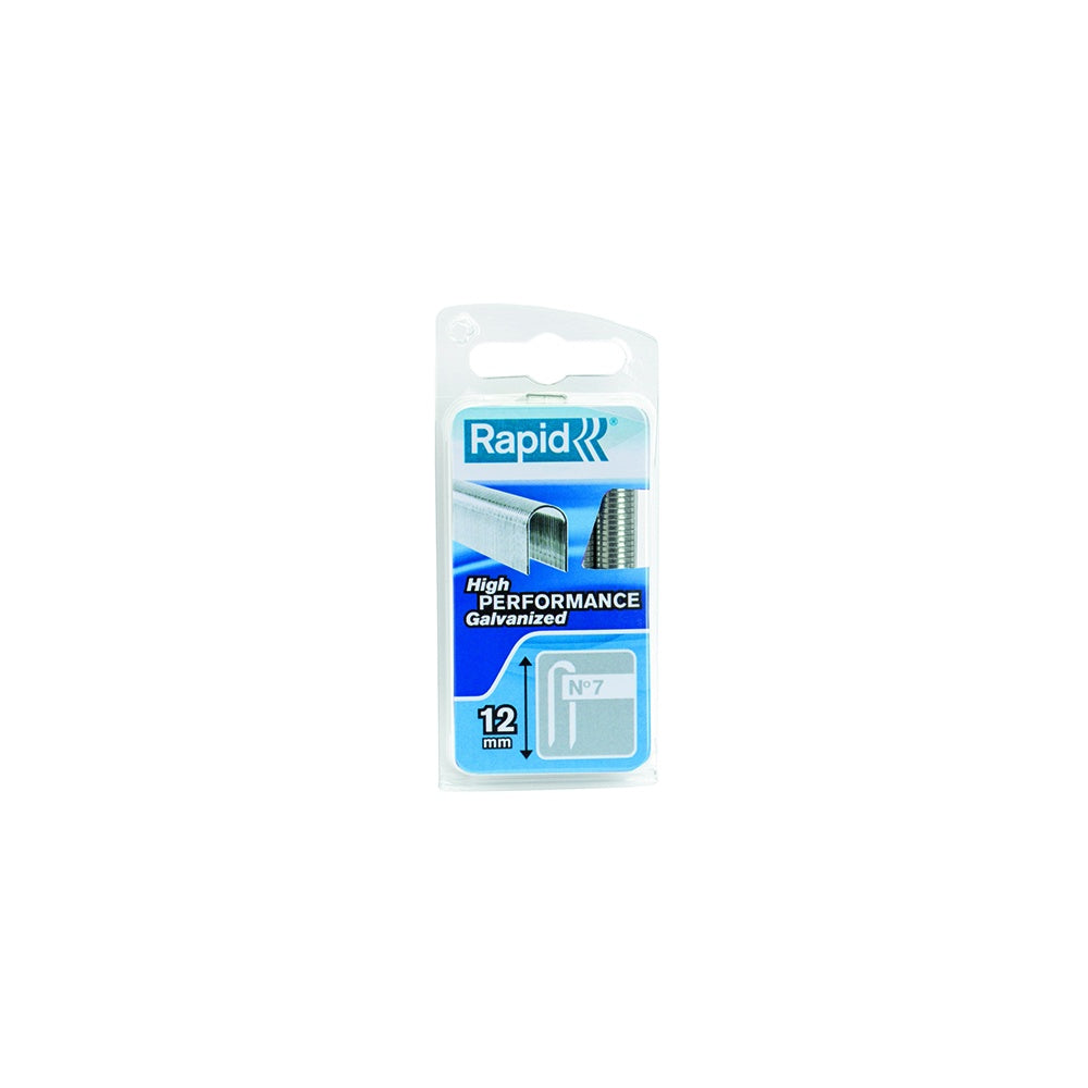 Rapid 7/12mm Cable Staples Narrow Box 950