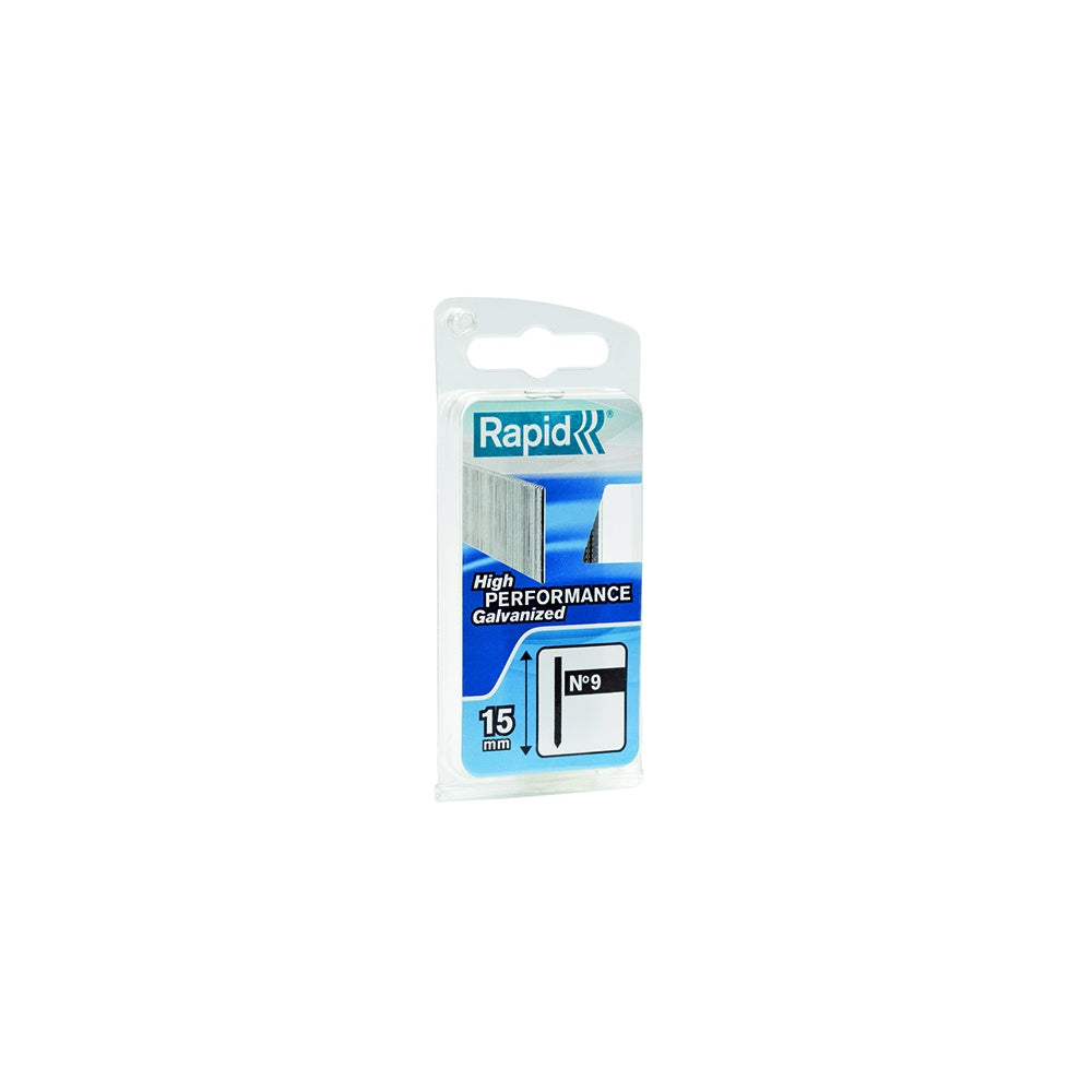 Rapid 9/15mm Headless Pins Narrow Box 1000