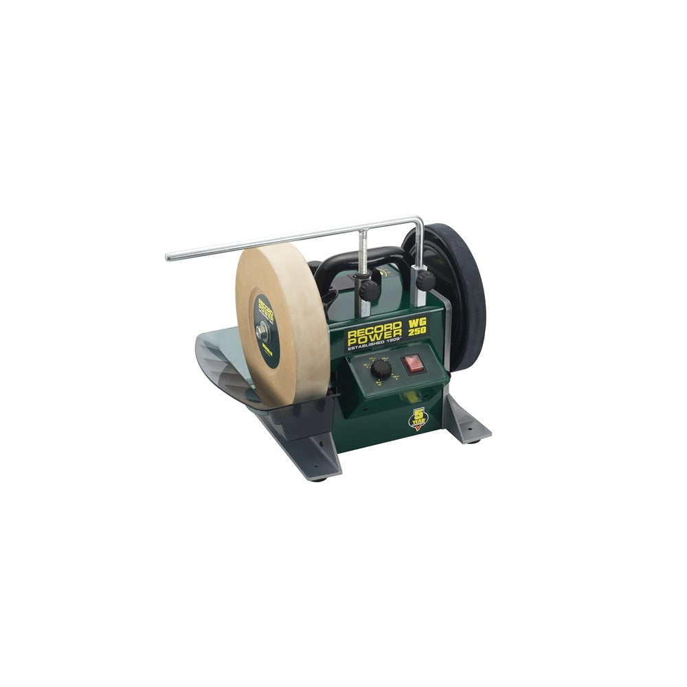 Record Power WG250 250mm Wet Stone Grinder 160 Watt 240 Volt