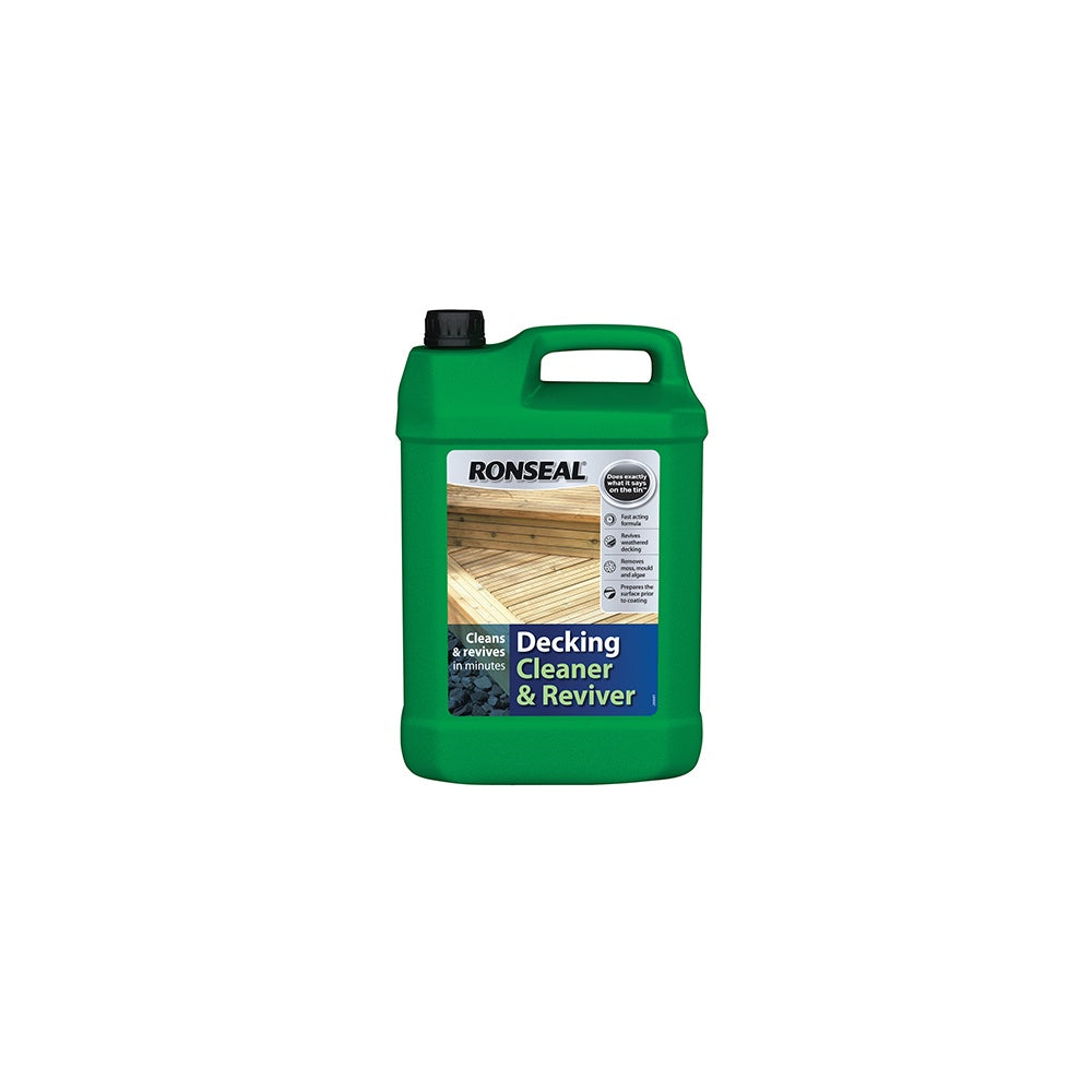 Ronseal Decking Cleaner & Reviver 5 Litre