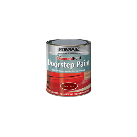 Ronseal Diamond Hard Doorstep Paint Black 750ml