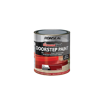 Ronseal Diamond Hard Doorstep Paint Tile Red 750ml
