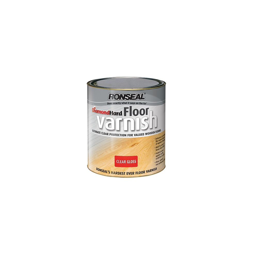 Ronseal Diamond Hard Floor Varnish Gloss 2.5 Litre