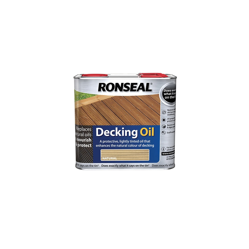 Ronseal Decking Oil Natural Pine 2.5 Litre