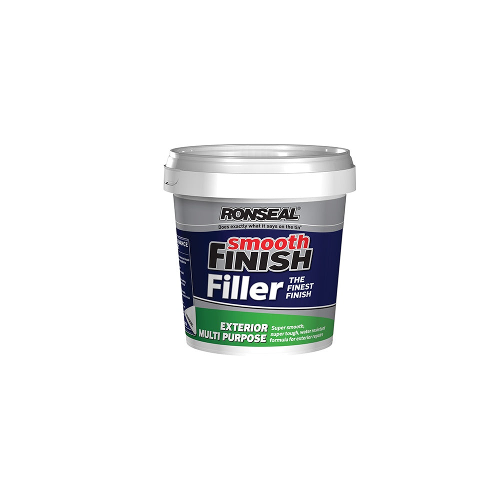 Ronseal Smooth Finish Exterior Multi Purpose Ready Mix Filler Tub 1.2kg