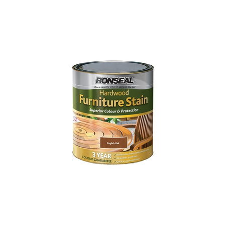 Ronseal Hardwood Furniture Stain English Oak 750ml