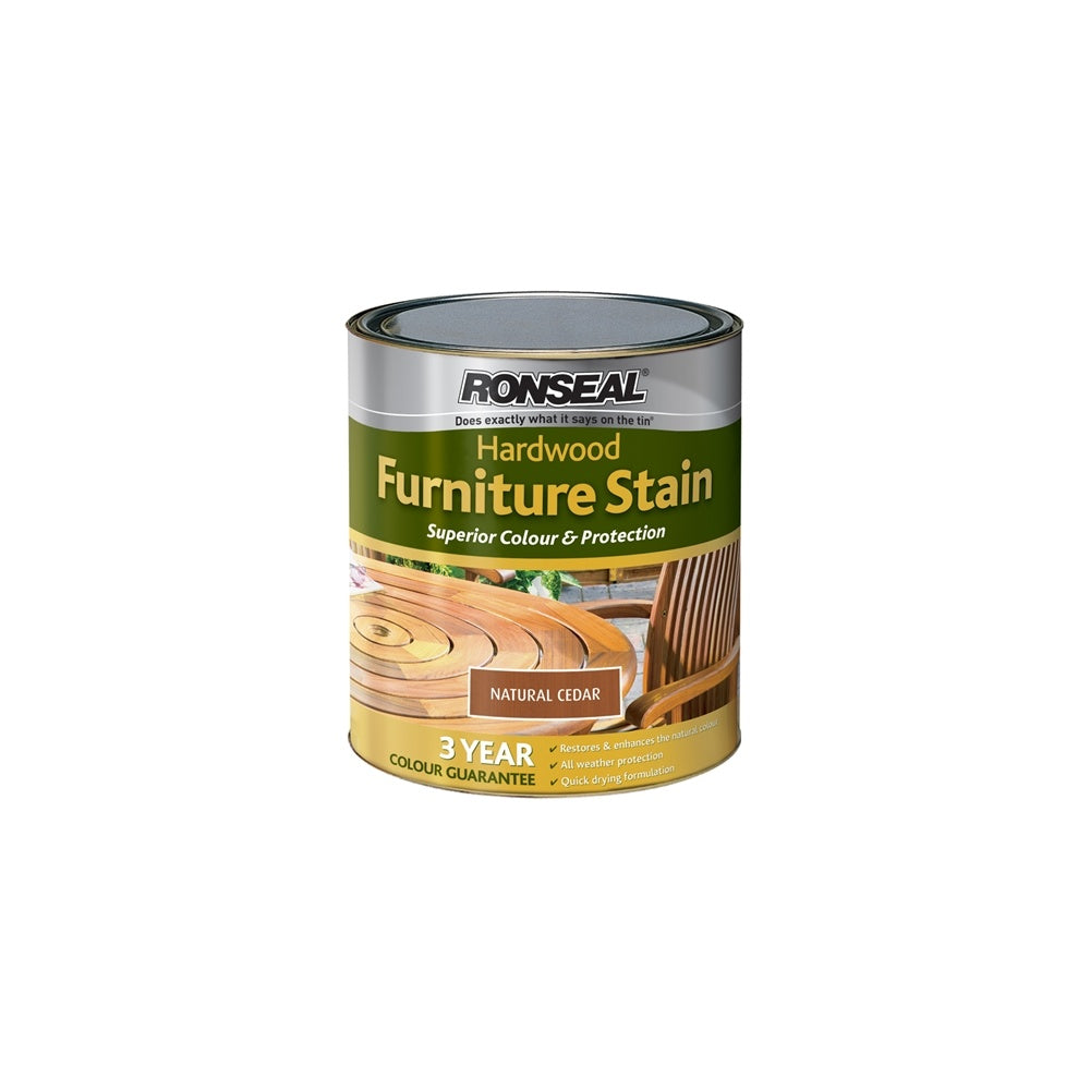 Ronseal Hardwood Furniture Stain Natural Cedar 750ml