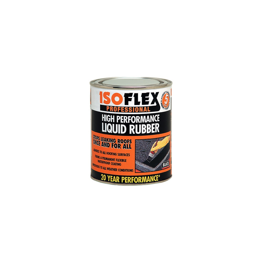 Ronseal Isoflex Liquid Rubber Black 4.25 Litre