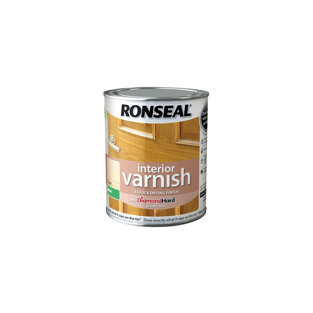 Ronseal Interior Varnish Quick Dry Matt Clear 750ml