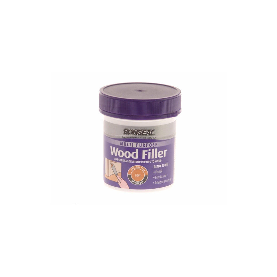 Ronseal Multi Purpose Wood Filler Tub Light 250g