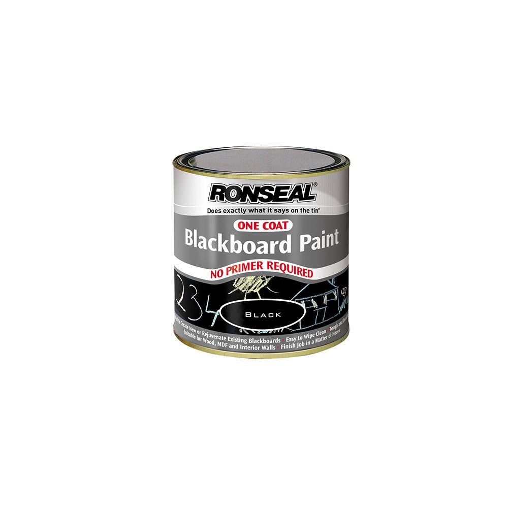 Ronseal One Coat Blackboard Paint 250ml