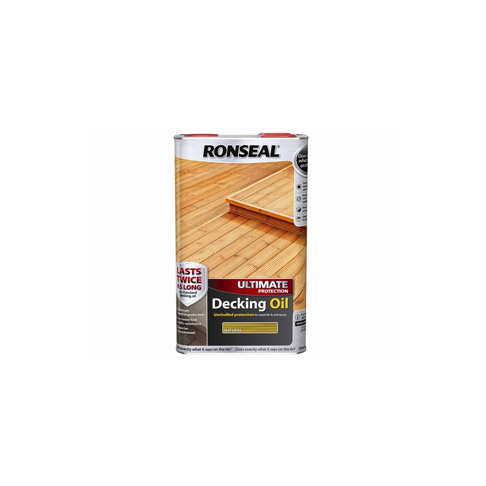 Ronseal Ultimate Protection Decking Oil Natural 5 Litre