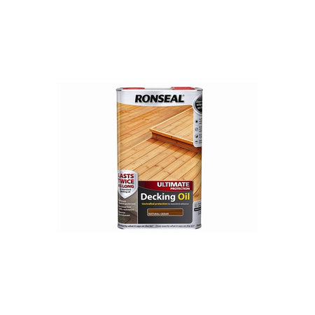 Ronseal Ultimate Protection Decking Oil Natural Cedar 5 Litre