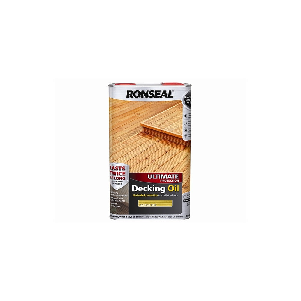 Ronseal Ultimate Protection Decking Oil Natural Pine 5 Litre