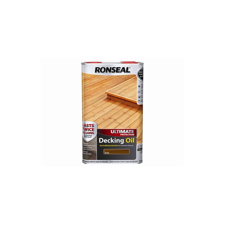 Ronseal Ultimate Protection Decking Oil Teak 5 Litre