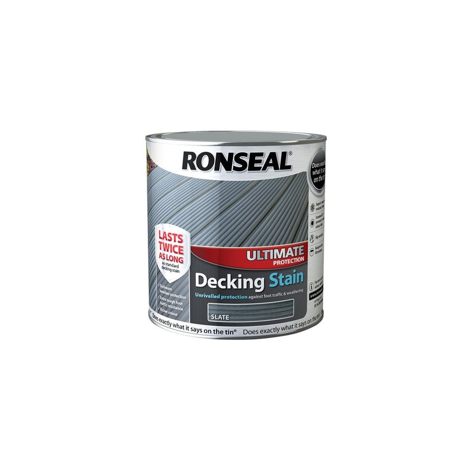 Ronseal Ultimate Protection Decking Stain Slate 2.5 Litre
