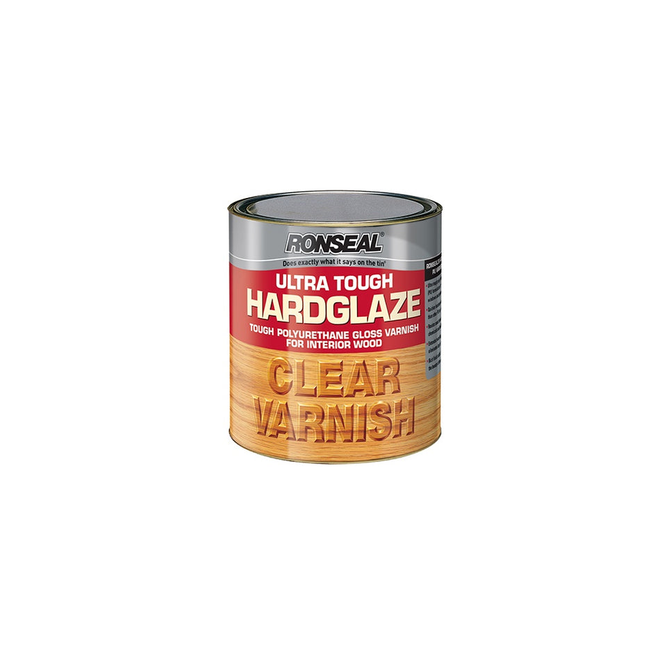 Ronseal Ultra Tough Hardglaze Internal Clear Gloss Varnish 750ml