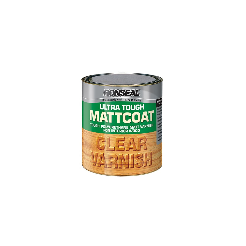 Ronseal Ultra Tough Internal Clear Mattcoat Varnish 750ml