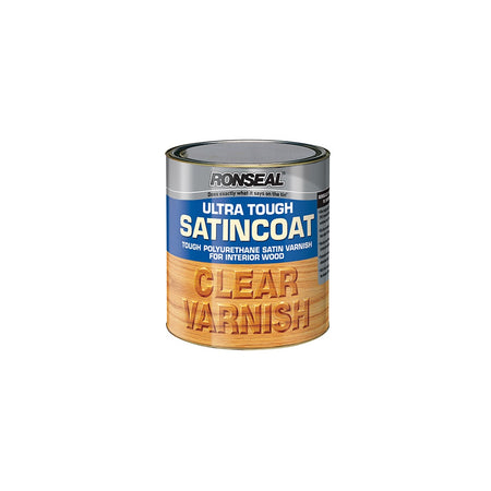 Ronseal Ultra Tough Internal Clear Satincoat Varnish 250ml