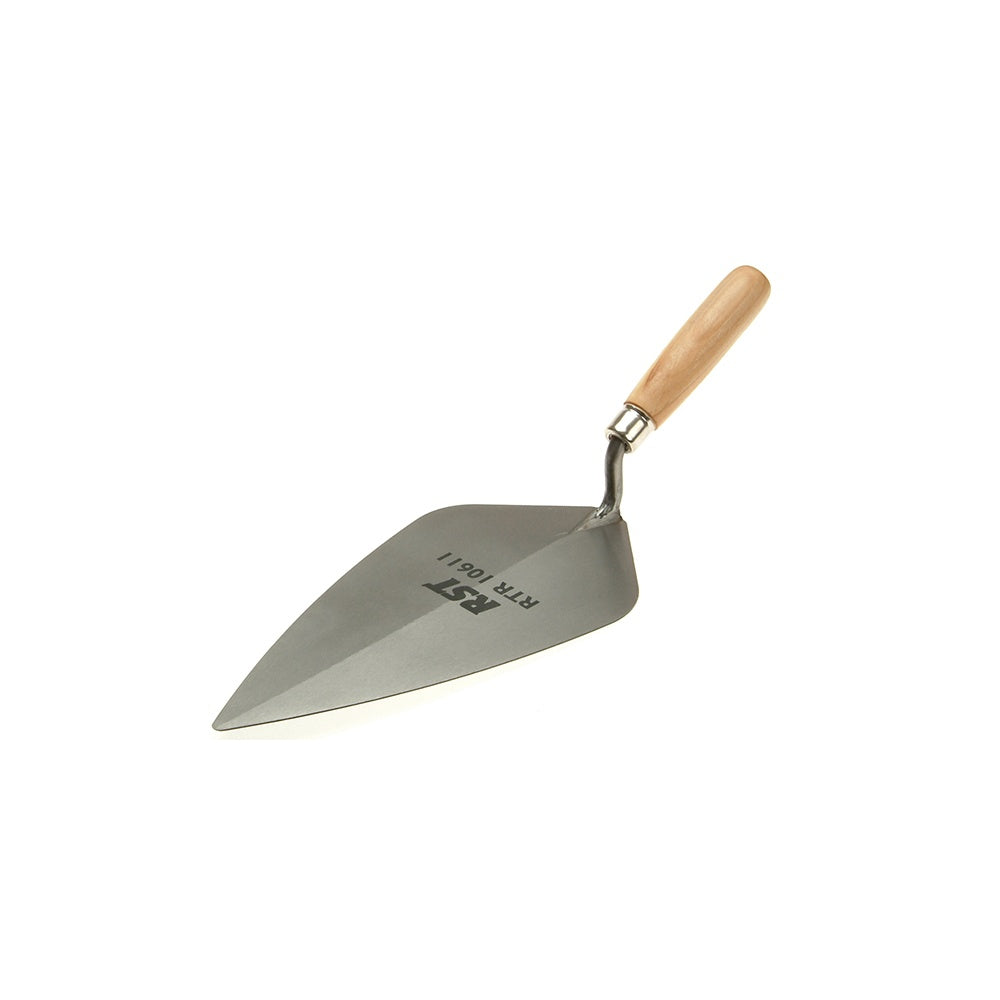 R.S.T. London Pattern Brick Trowel Wooden Handle 10in