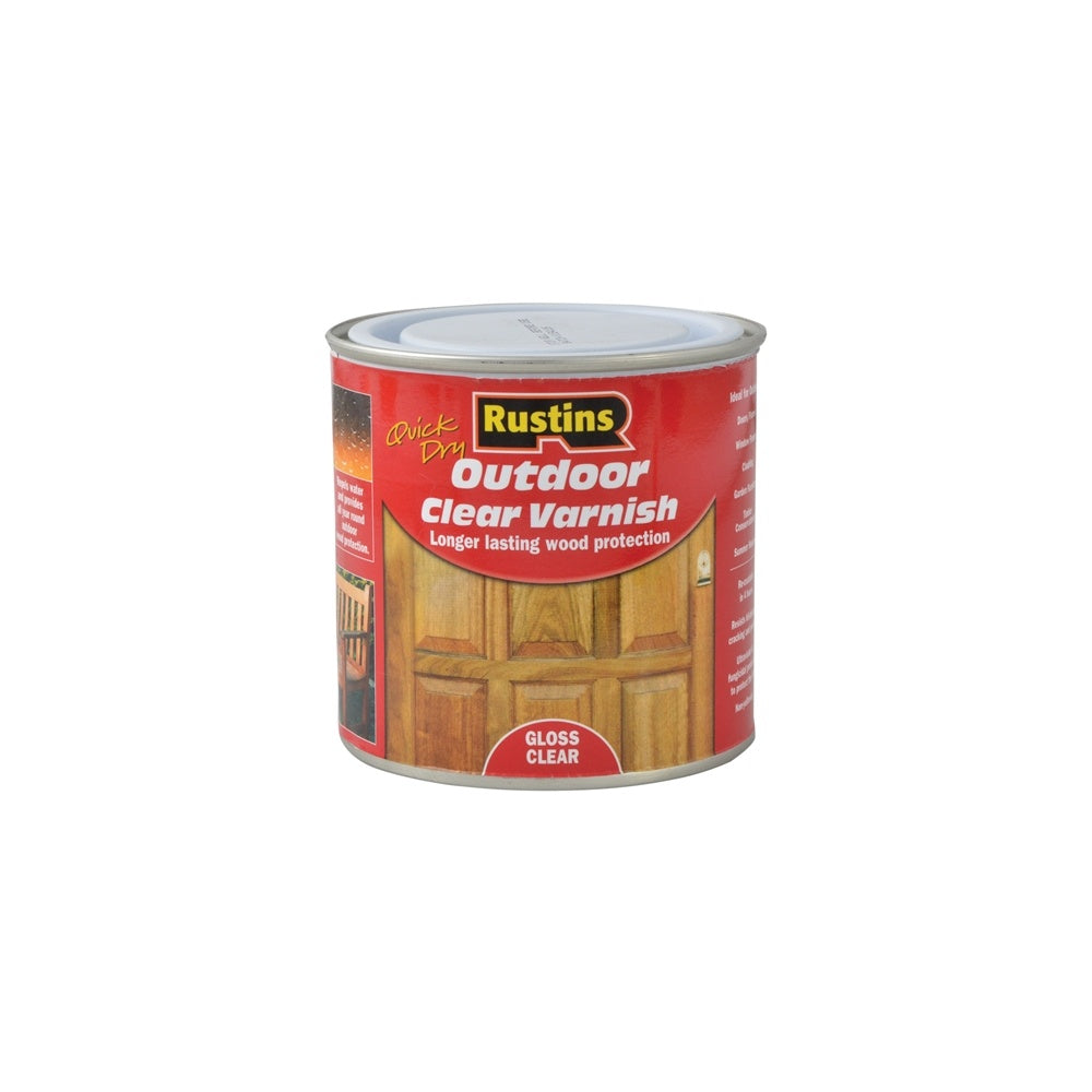 Rustins Exterior Varnish Clear Gloss 250ml