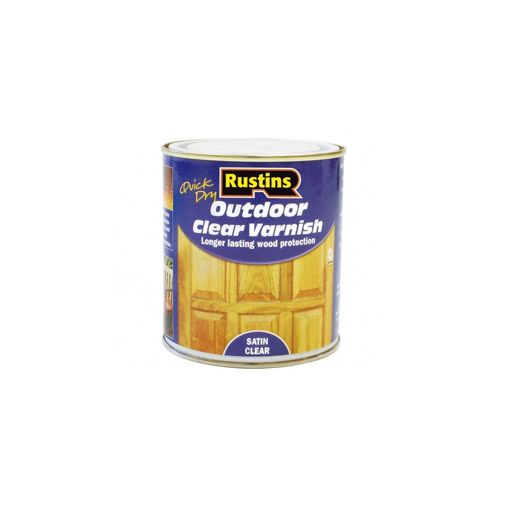 Rustins Exterior Varnish Satin 1 Litre
