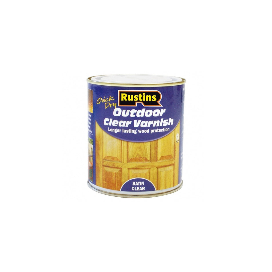Rustins Exterior Varnish Satin 1 Litre