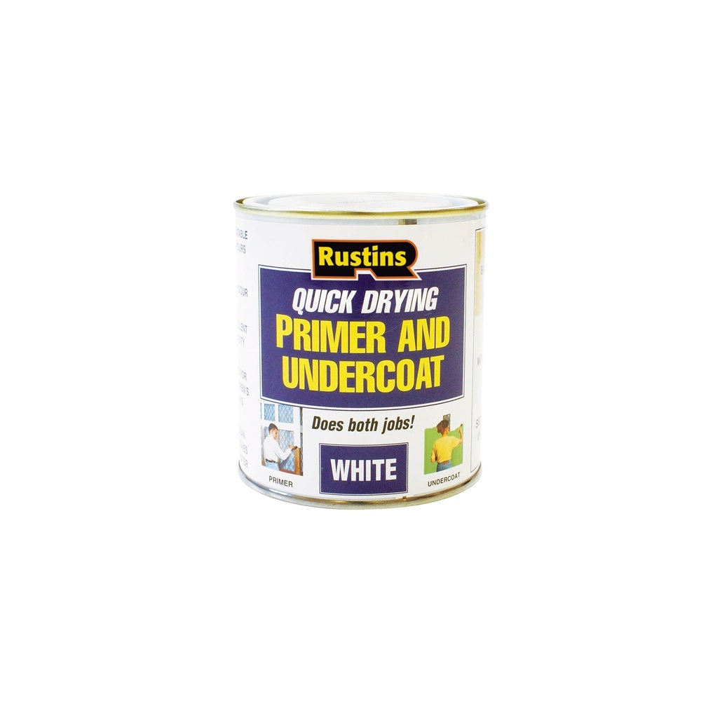 Rustins Quick Dry Primer & Undercoat White 250ml