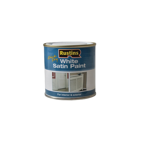 Rustins White Satin Paint 250ml