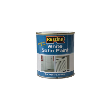 Rustins White Satin Paint 500ml