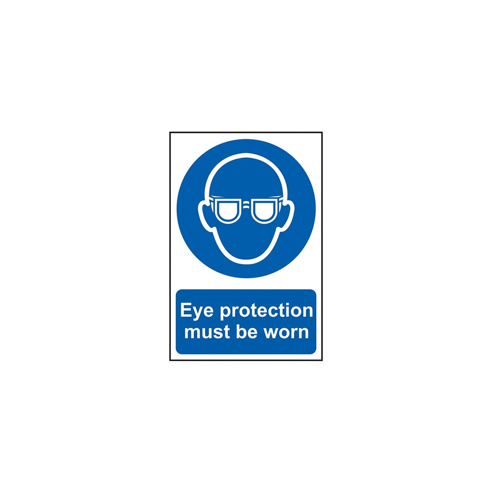 Scan Eye Protection Must Be Worn - PVC 200 x 300mm