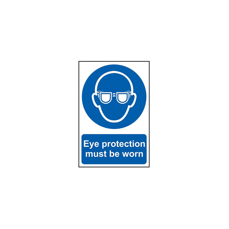 Scan Eye Protection Must Be Worn - PVC 200 x 300mm