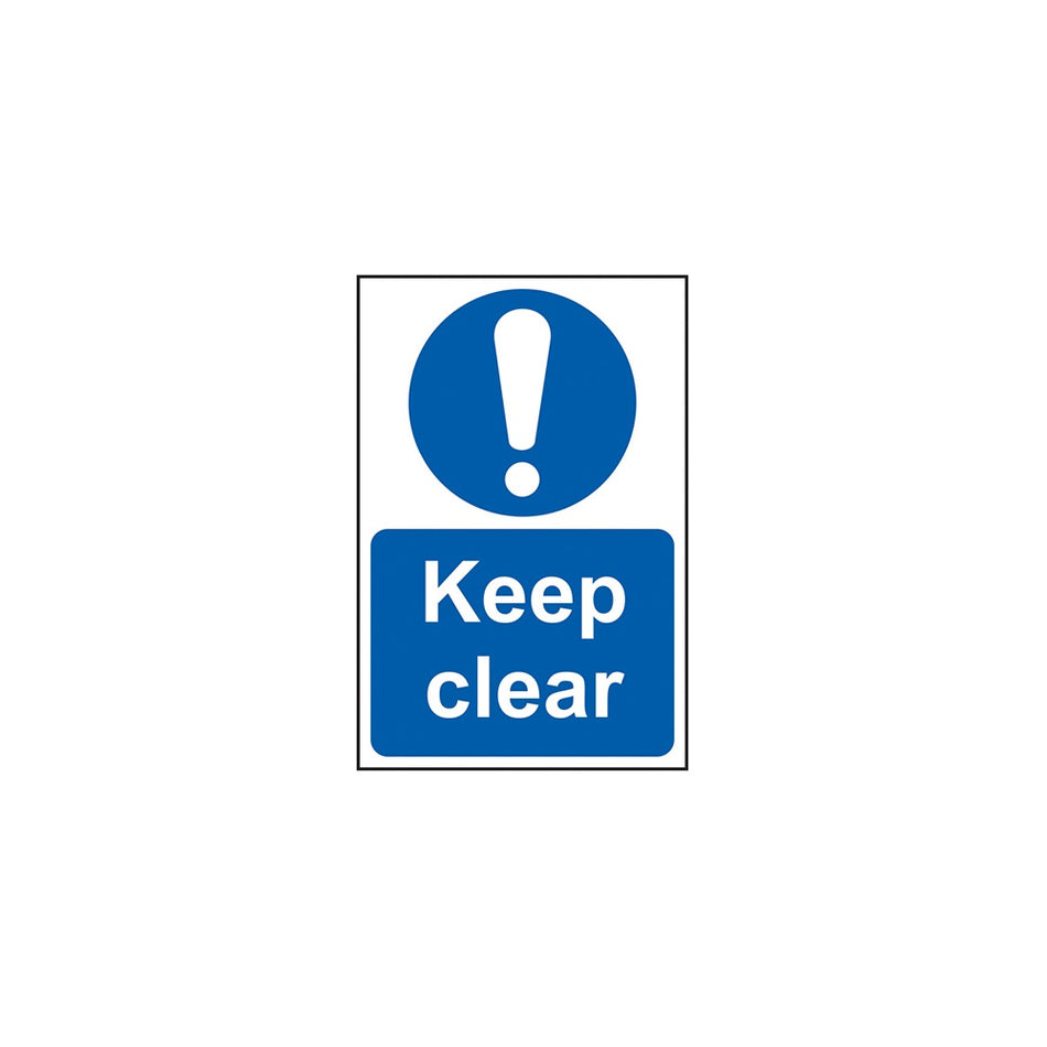 Scan Keep Clear - PVC 200 x 300mm