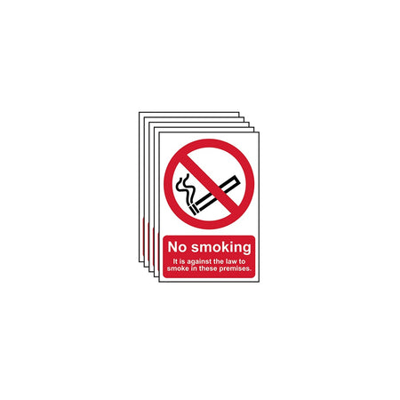 Scan No Smoking On These Premises PVC 200 x 300mm