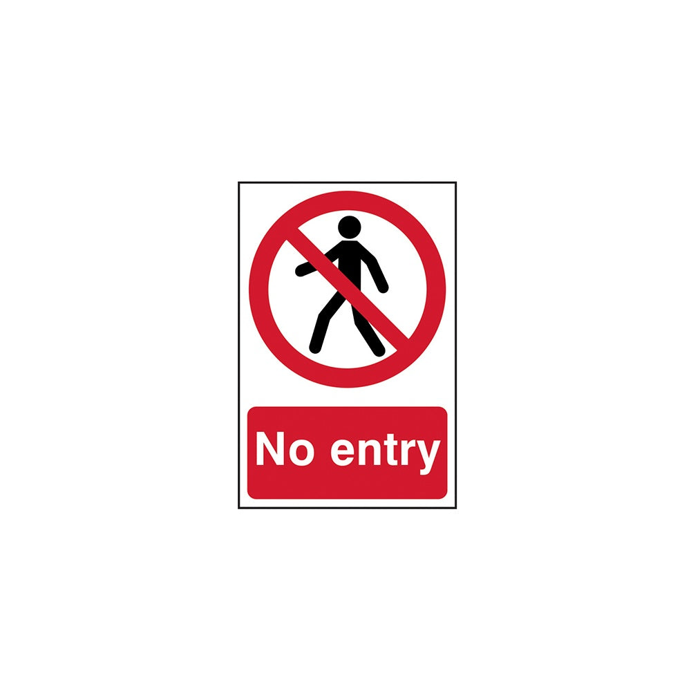 Scan No Entry - PVC 200 x 300mm