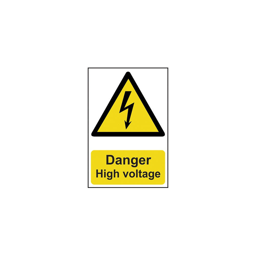 Scan Danger High Voltage - PVC 200 x 300mm