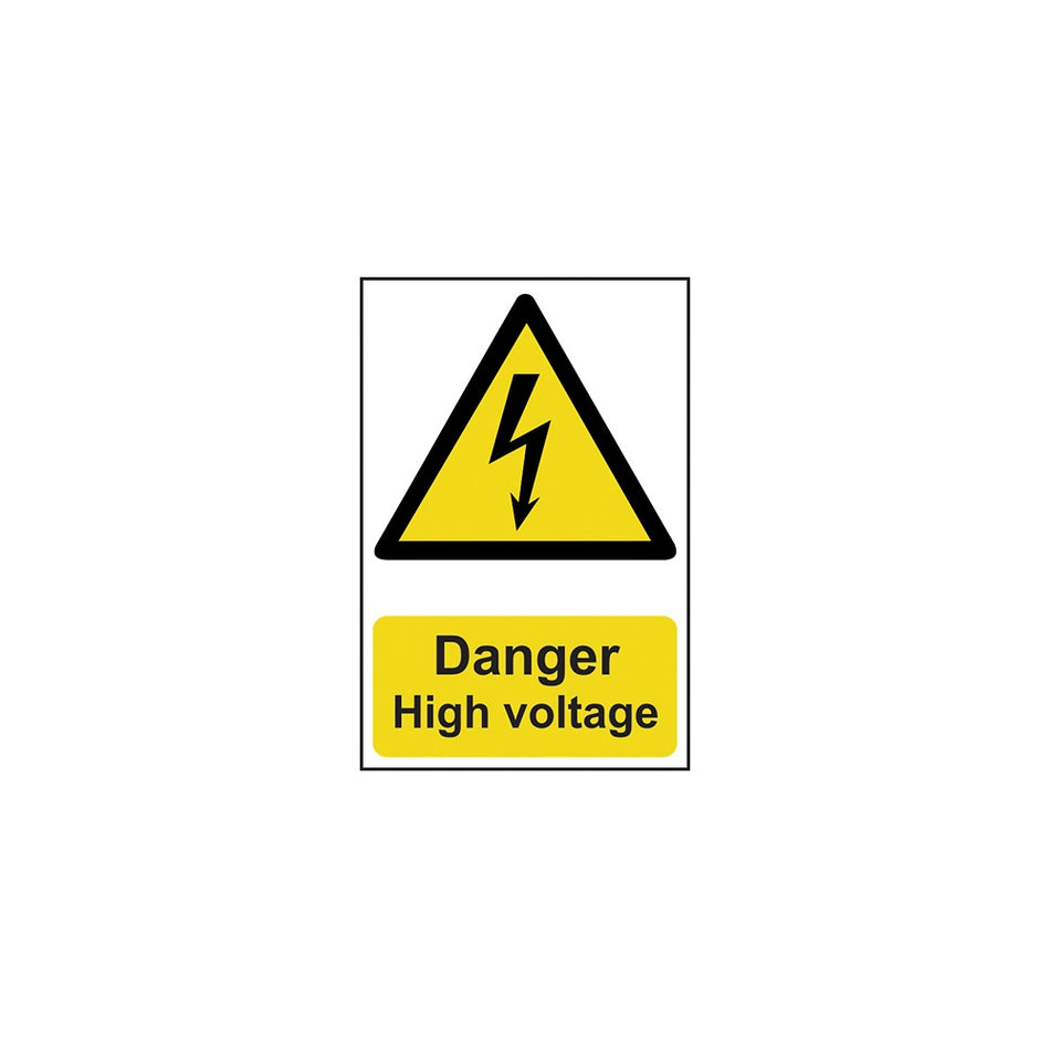 Scan Danger High Voltage - PVC 200 x 300mm